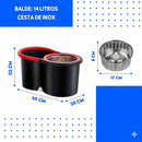 Mop Giratório Profissional 360° com Centrífuga
